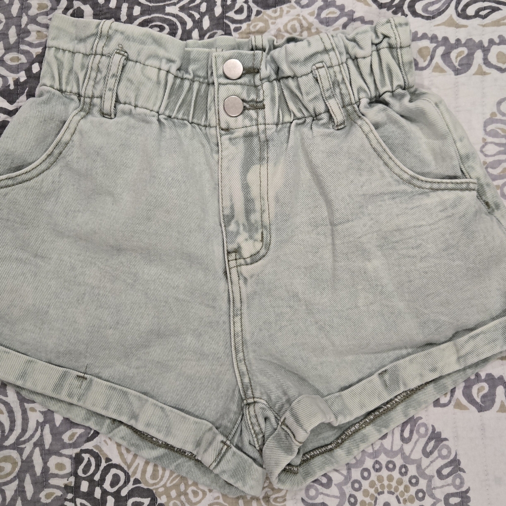 Light Blue Denim Women's Shorts